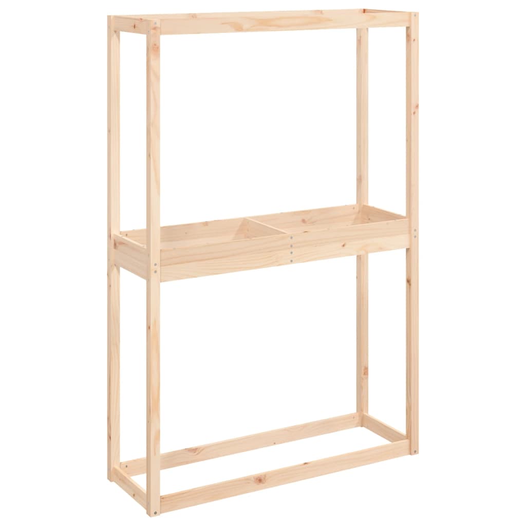 Rack de pneus Vidaxl 120x40x180 cm Pine solide