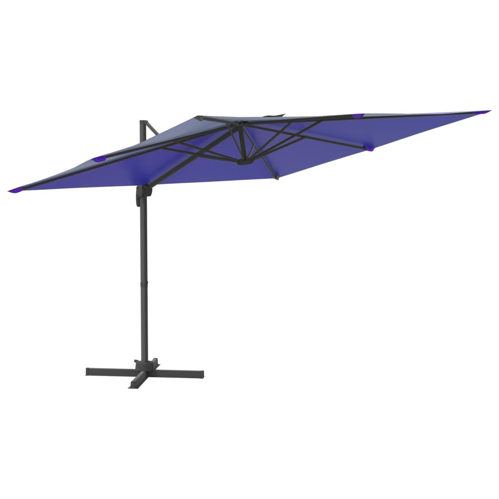 Vidaxl plovoucí parasol s hliníkovým pólem 400x300 cm azure modrá