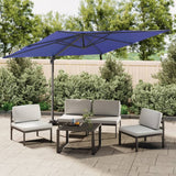 Vidaxl plovoucí parasol s hliníkovým pólem 400x300 cm azure modrá