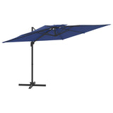 Vidaxl flytende parasol med dobbelttak 300x300 cm Azure Blue