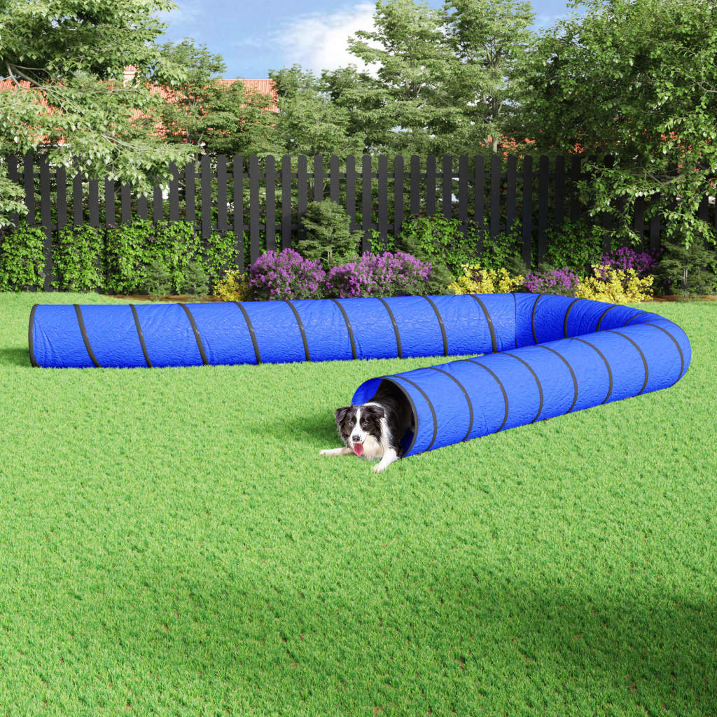 Vidaxl Dog Tunnel Ø 55x1000 cm Polyester Blue