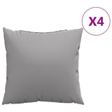 Vidaxl Sofa cushions 4 st 40x40 cm Fabric Gray