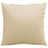 VidaXL Bankkussens 4 st 40x40 cm stof beige