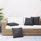 Vidaxl Sofa cushions 4 pcs 40x40 cm Fabric Black