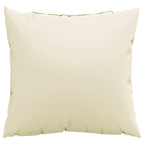 Vidaxl bank cushions 4 st 50x50 cm fabric cream -colored