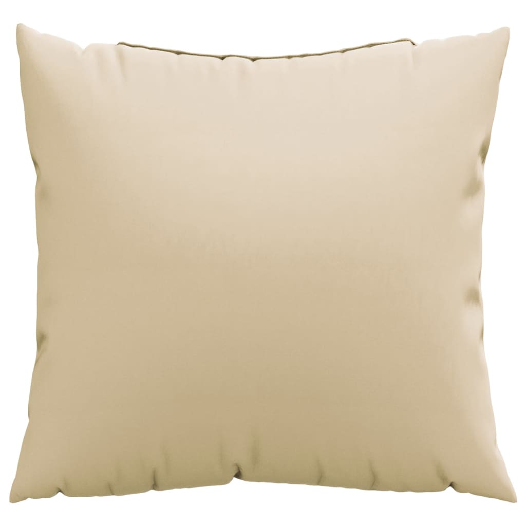 VidaXL Bankkussens 4 st 50x50 cm stof beige