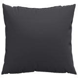 Coussins de canapé vidaxl 4 pcs 50x50 cm tissu noir