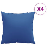 Vidaxl Bank Cushions 4 st 50x50 cm tkanina královská modrá