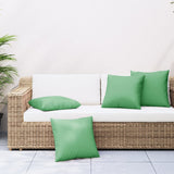 Coussins de canapé vidaxl 4 pcs 60x60 cm tissu vert