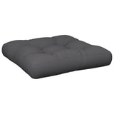 Vidaxl Pallet cushion 50x50x12 cm Fabric Gray