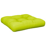 Coussin de palette vidaxl 60x60x12 cm tissu vert transparent