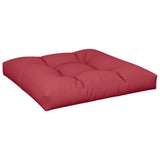 Vidaxl Pallet cushion 80x80x12 cm Fabric wine red