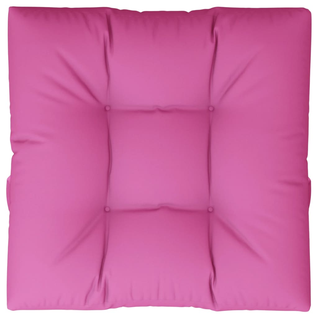 Vidaxl Pallet Cushion 80x80x12 CM Fabric Pink