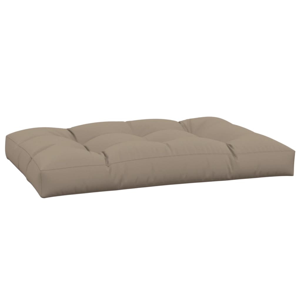 Vidaxl pallpute 120x80x12 cm stoff taupe