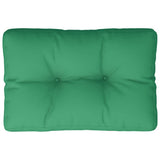 Vidaxl Pallet cushion 50x40x12 cm Fabric green