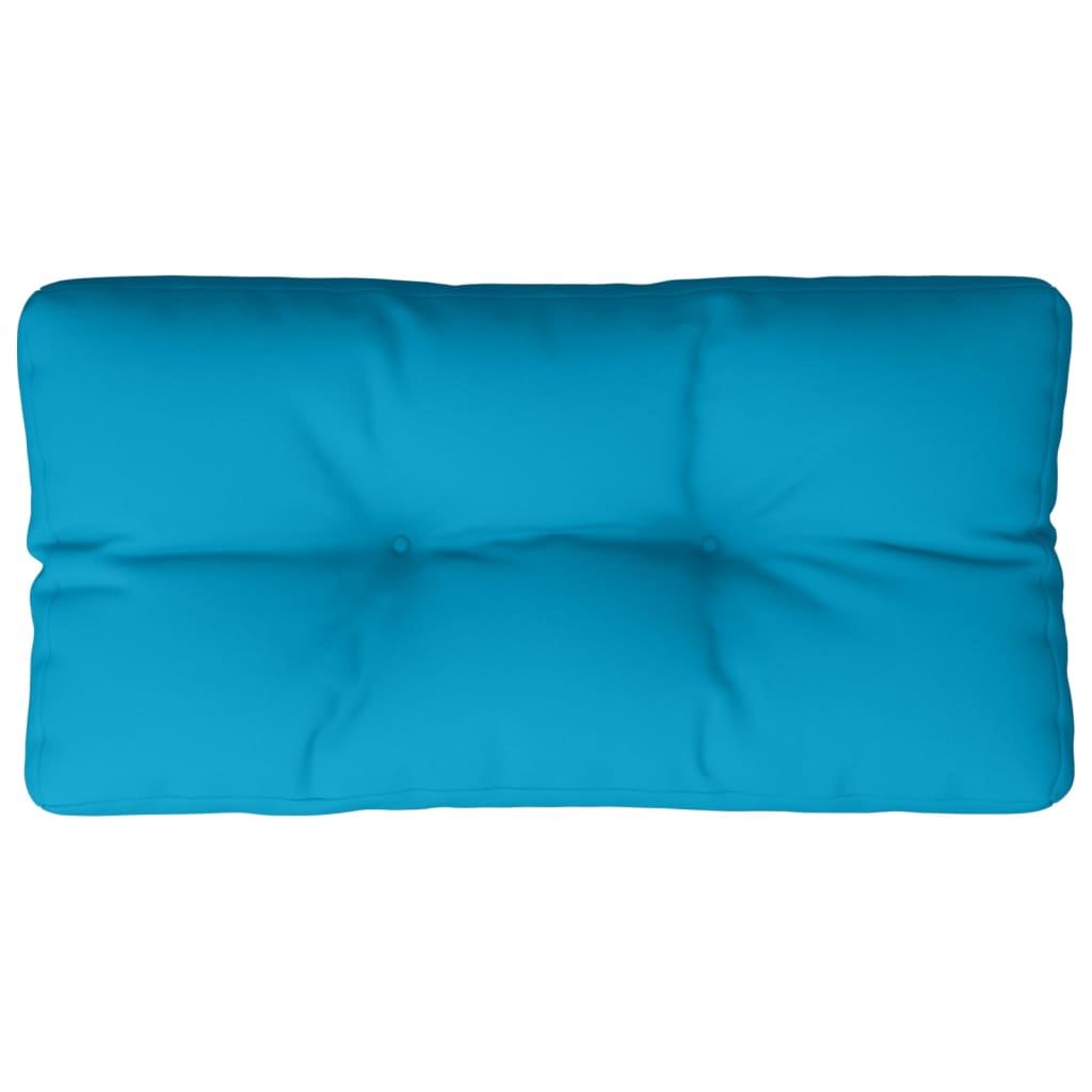 Vidaxl Pallet Cushion 80x40x12 CM tela azul claro