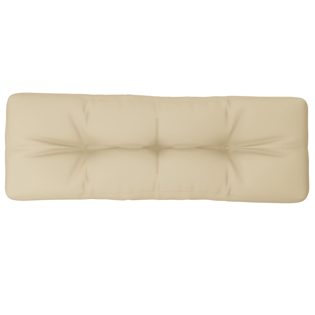 Vidaxl Palle Pushion 120x40x12 cm stof beige