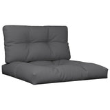 Vidaxl Pallet cushions 2 st fabric anthracite -colored