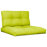 Vidaxl Pallet cushions 2 st fabric bright green