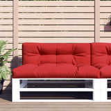 Vidaxl Pallet cushions 2 st fabric red