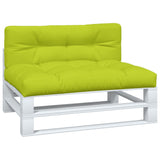 Vidaxl Cushions 2 st tela verde brillante