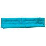 Coussins de palette vidaxl 5 st tissu turquoise