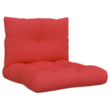 Vidaxl Pallet Cushions 2 St Fabric Red