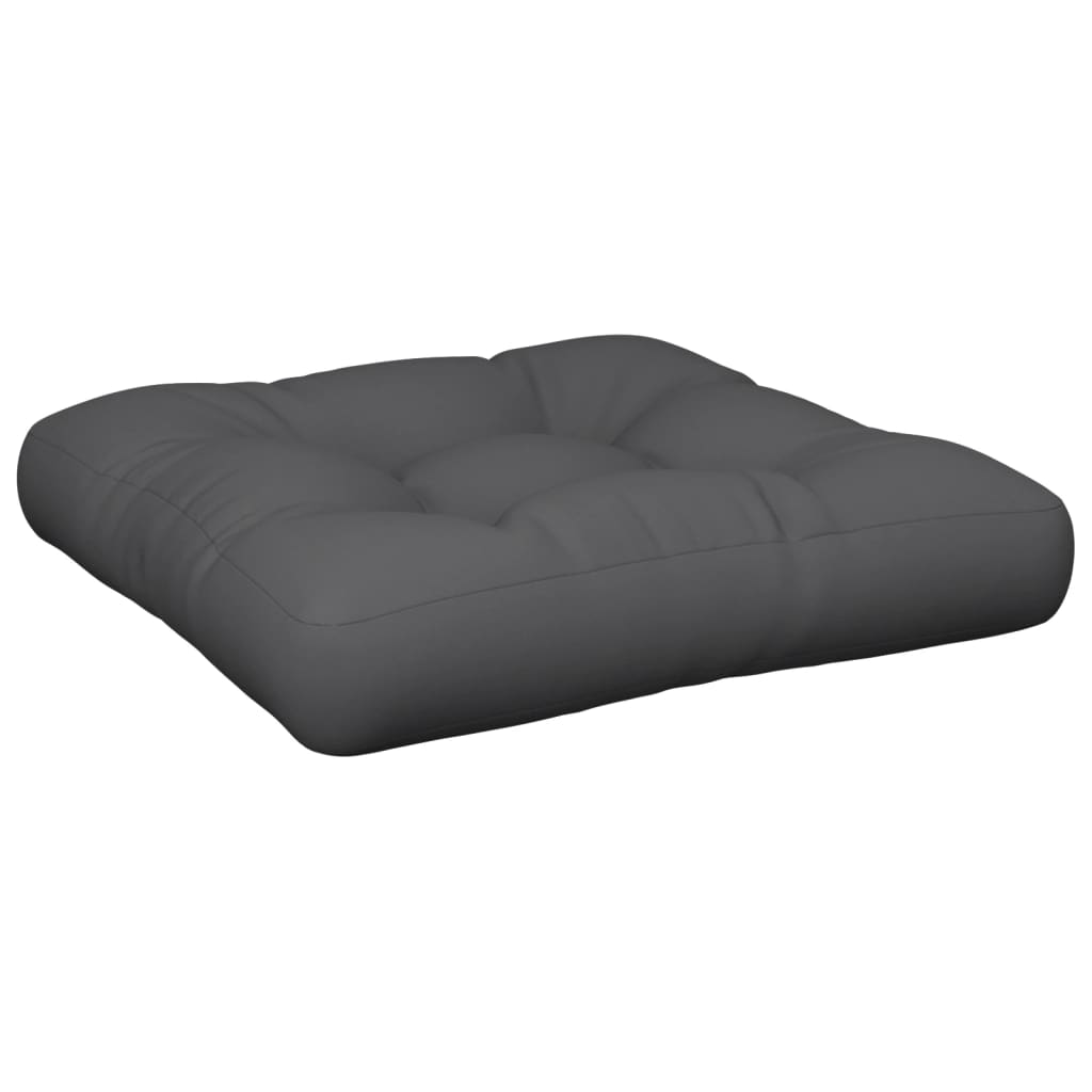 Vidaxl Pallet cushion 60x61.5x10 cm Fabric Anthracite -colored