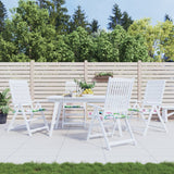 Vidaxl Garden stol blazine 4 pcs 40x40x3 cm tkanina večkolorna