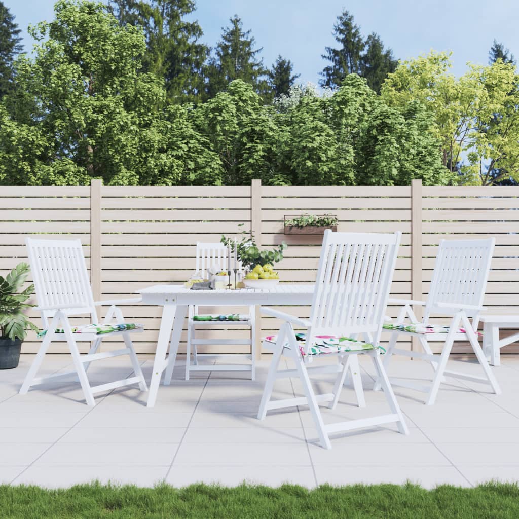 VIDAXL Garden stol blazine 4 St 50x50x3 cm tkanina večkološka