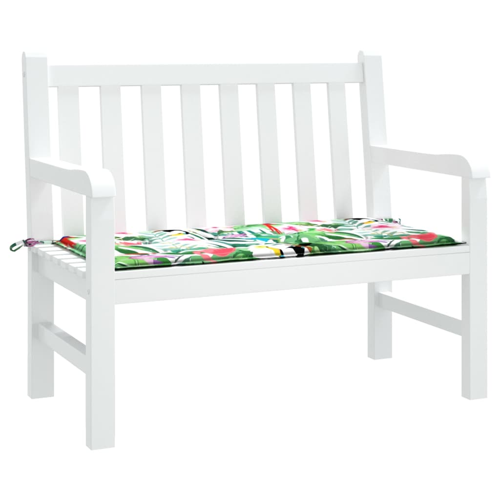 Vidaxl Garden Bench Cushion 100x50x3 cm Oxford Fabric Multi -Colored