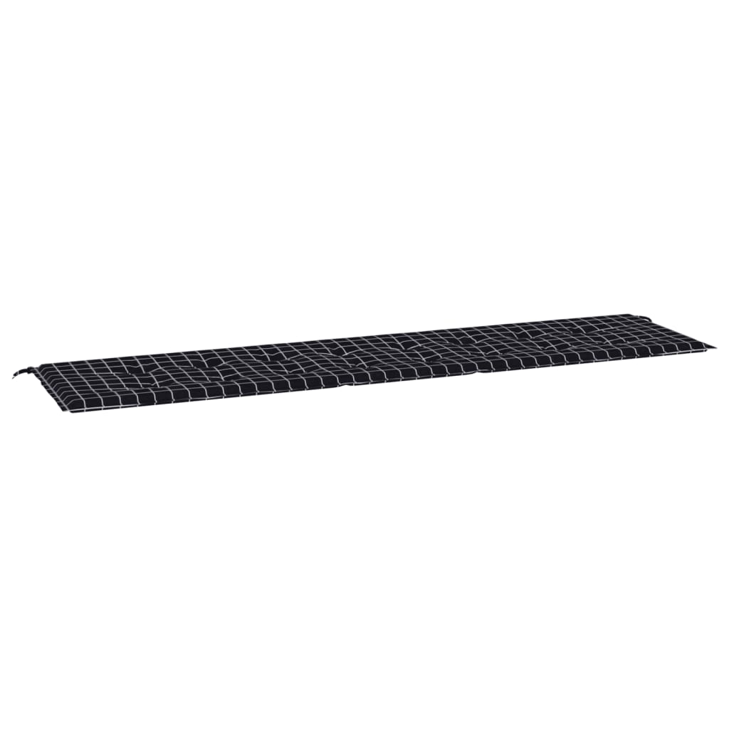 Vidaxl Garden Bench Diamond Wzór 150x50x3 cm Black