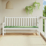 Vidaxl Garden Bench polštář listů vzorec 200x50x3 cm tkanina