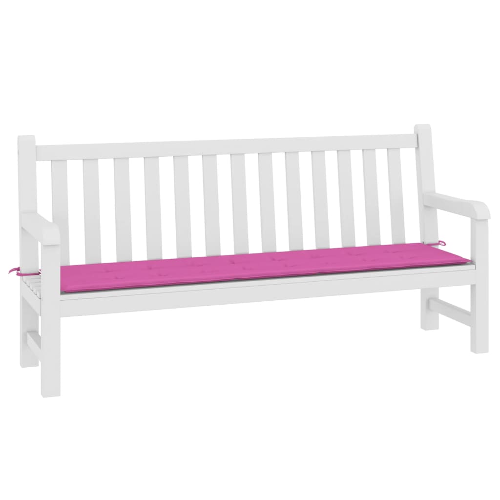 Vidaxl Garden Bench Poduszka 200x50x3 cm Róż