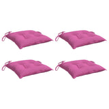 Vidaxl Chair cushions 4 st 40x40x7 cm Fabric pink