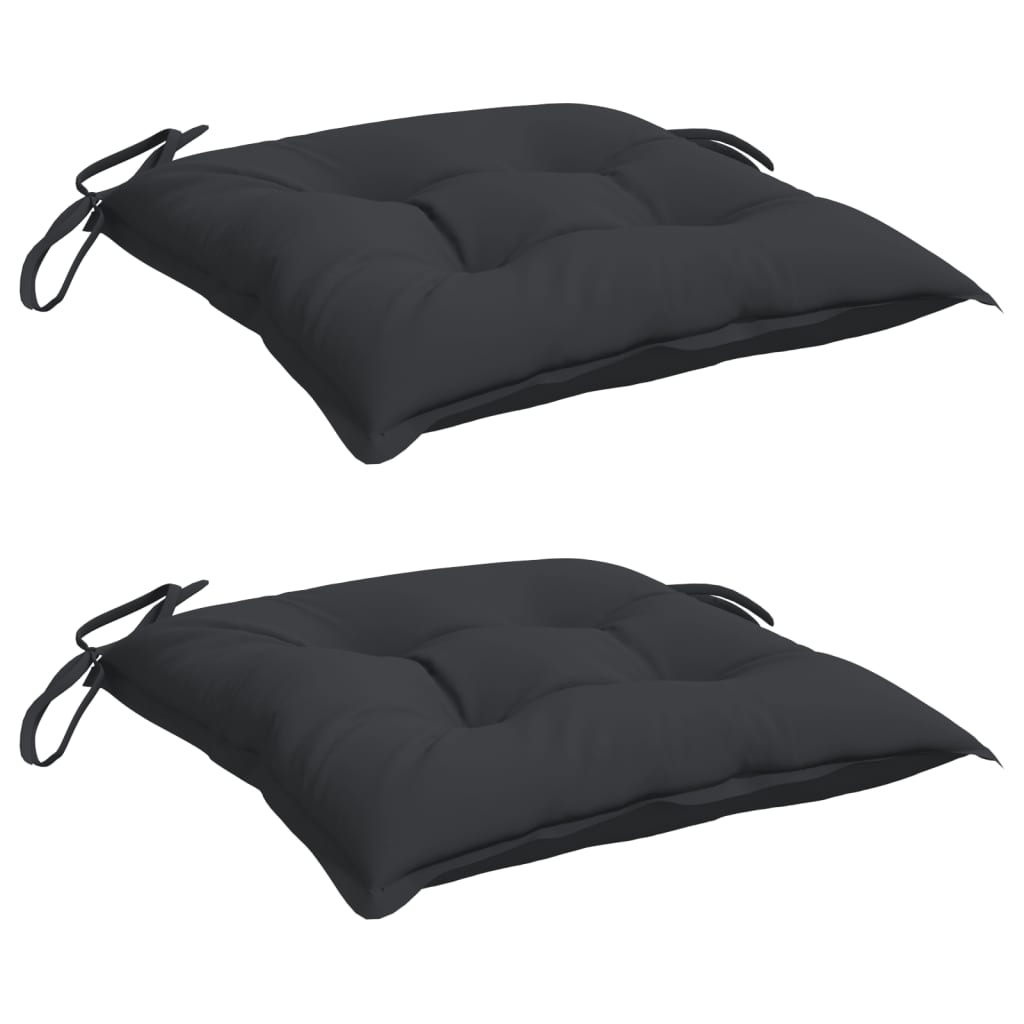 Vidaxl Pallet cushions 2 st 50x50x7 cm Oxford fabric black