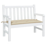 Vidaxl Garden Bench Poduszka 100x50x7 cm Oxford Fabric Beige