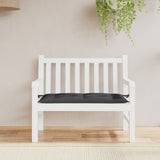 Vidaxl Garden Banch Cushion 100x50x7 cm tessuto oxford nero