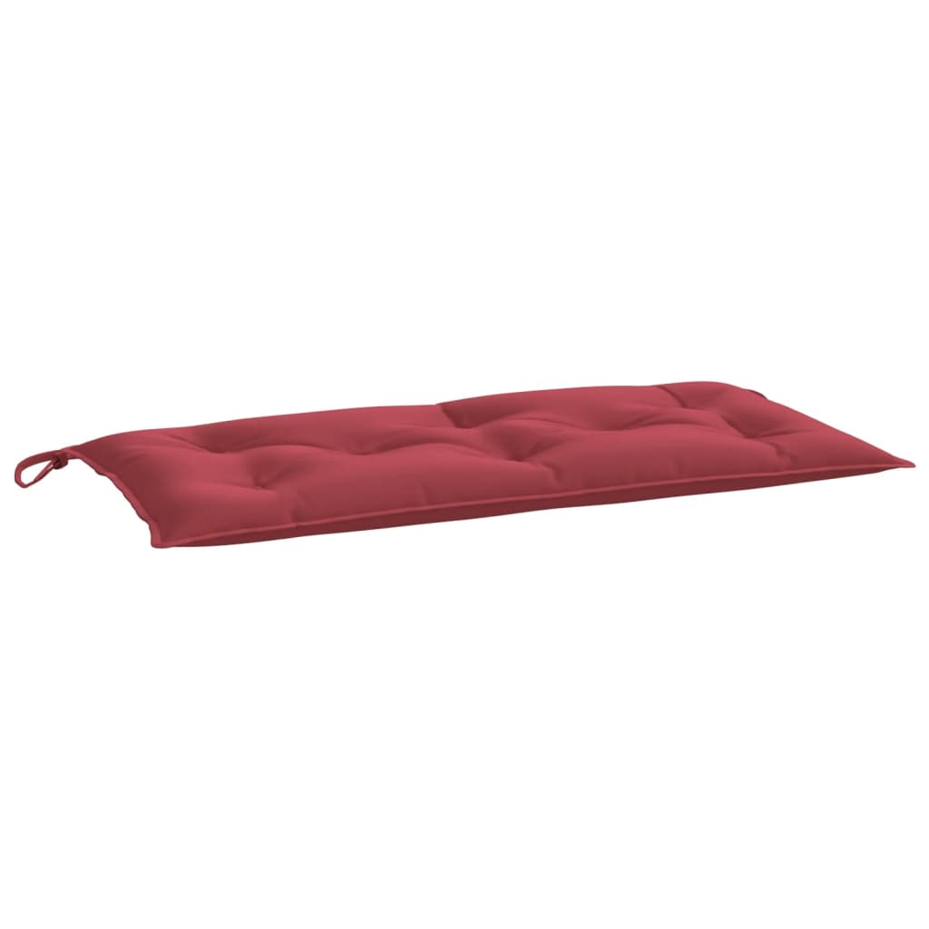 Vidaxl Garden Bench Cushion 100x50x7 CM Oxford Fabric Wine Red