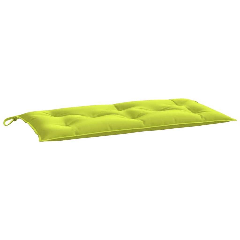 Vidaxl Garden Banch Cushion 100x50x7 cm tessuto oxford chiaro verde