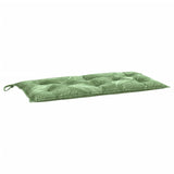 Vidaxl Garden Bench polštář 100x50x7 cm Oxford Fabric list vzorec