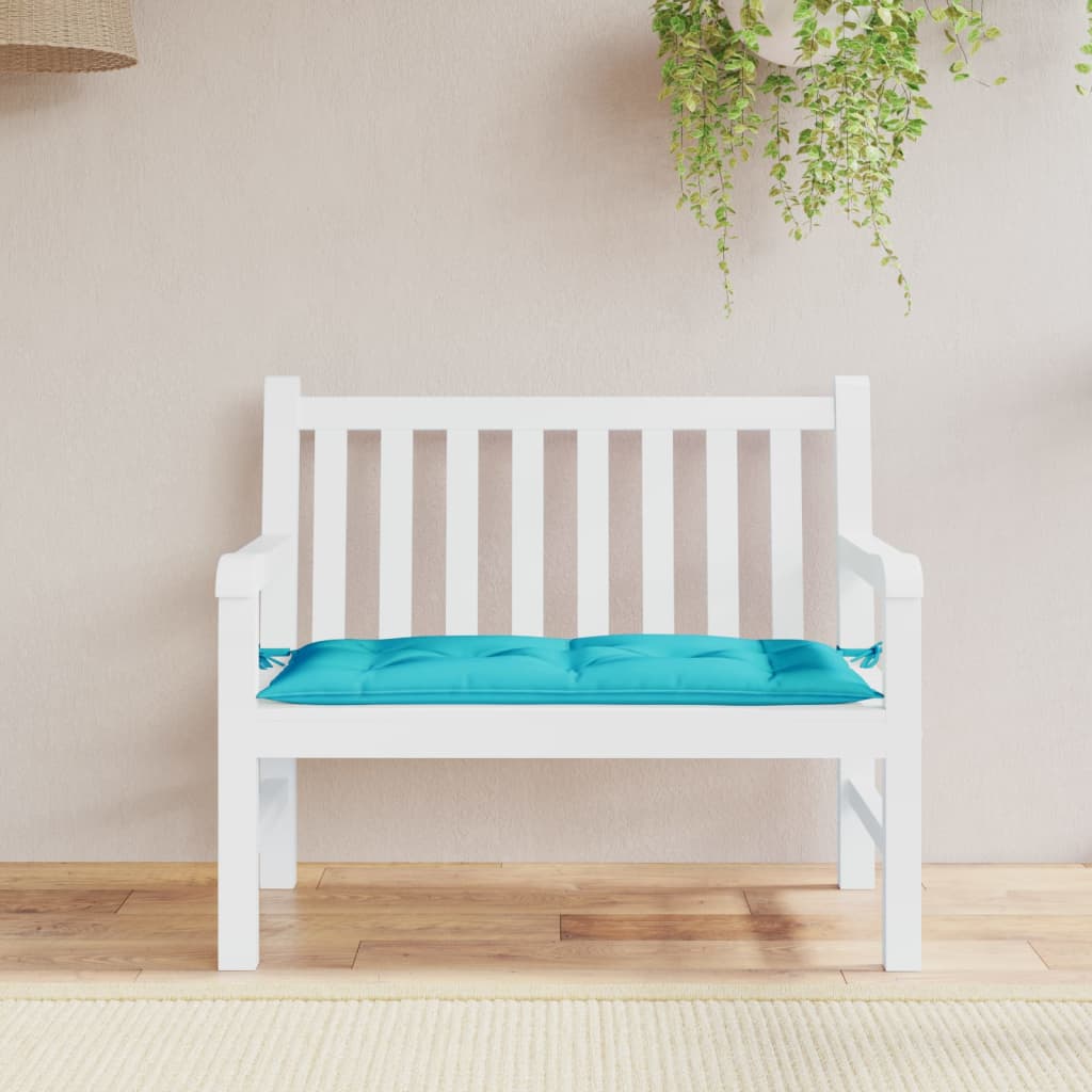 Vidaxl Garden Bench Pushion 100x50x7 cm Oxford Fabric Turquoise