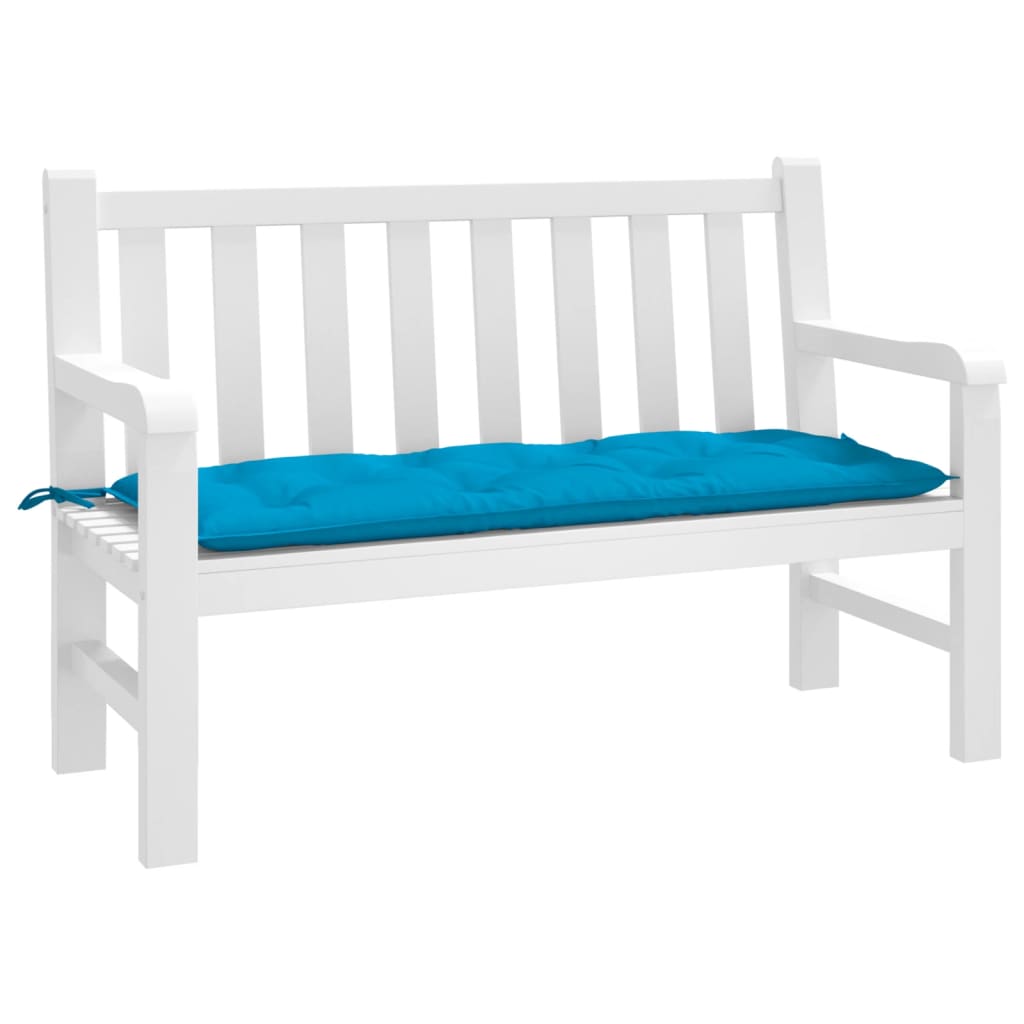 Vidaxl Garden bench cushion 120x50x7 cm Oxford fabric light blue