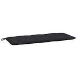 Vidaxl Garden bench cushion 120x50x7 cm Oxford fabric black