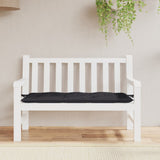 Vidaxl Garden bench cushion 120x50x7 cm Oxford fabric black