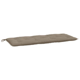 Vidaxl Garden Bench Cushion 120x50x7 cm Oxford Fabric Taupe