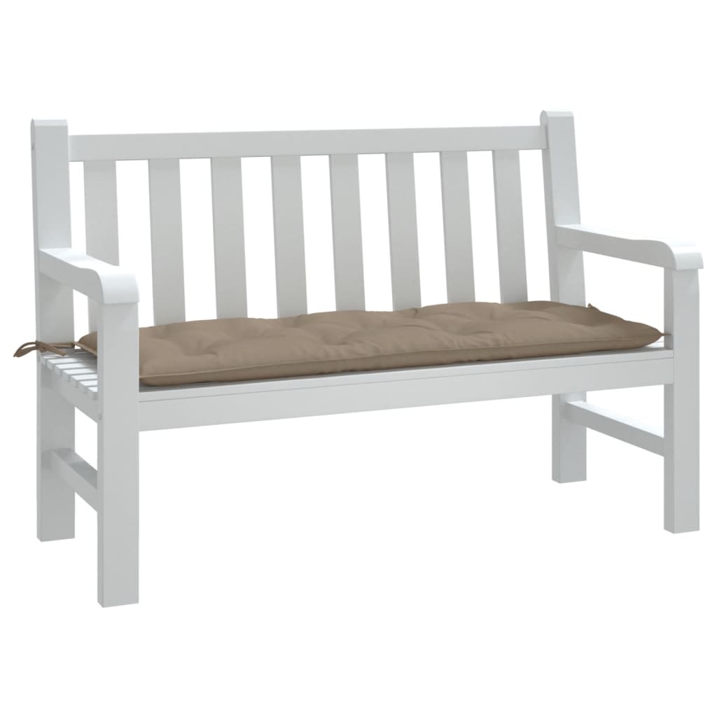 Vidaxl Garden Bench Cushion 120x50x7 cm Oxford Fabric Taupe