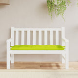 Vidaxl Garden Bench Pushion 120x50x7 cm Oxford Fabric Clear Green