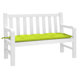 Vidaxl Garden Bench Pushion 120x50x7 cm Oxford Fabric Clear Green