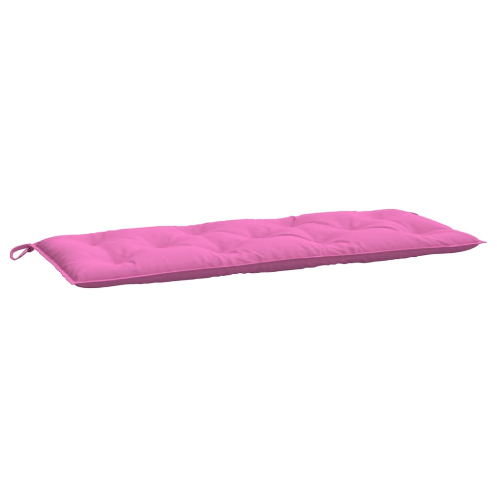 Vidaxl Garden Bench Cushion 120x50x7 cm tessuto rosa